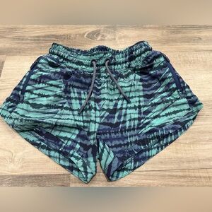 Athleta Kids Tie-Dye Shorts - Blue and Green